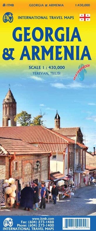Carte de voyage - Géorgie & Arménie | ITM carte routière ITM 