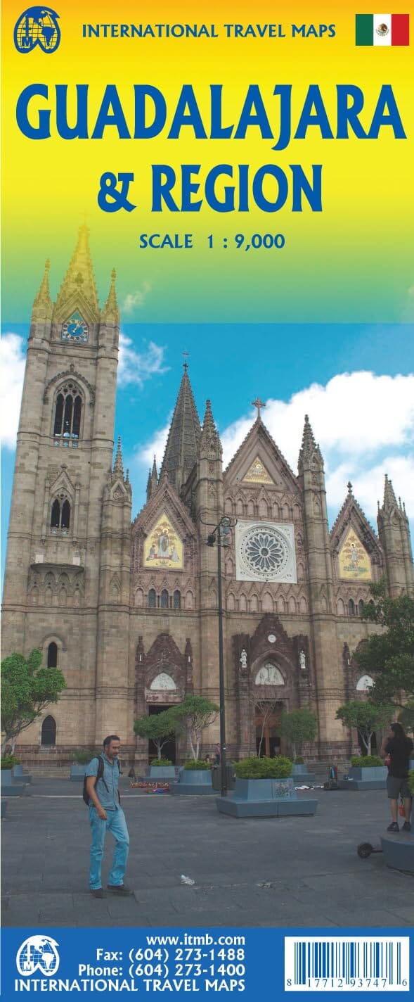 Carte de voyage - Guadalajara & Region | ITM carte routière ITM 