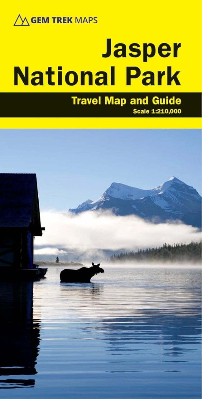 Carte de voyage & Guide - Jasper National Park (Alberta) | Gem Trek carte routière Gem Trek Publishing