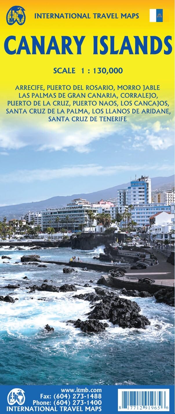 Carte de voyage - Iles Canaries | ITM carte routière ITM 