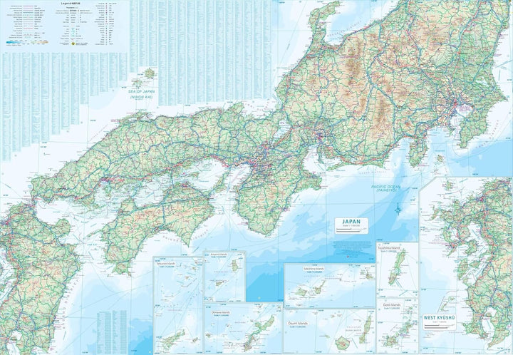Carte de voyage - Japon | ITM carte routière ITM 