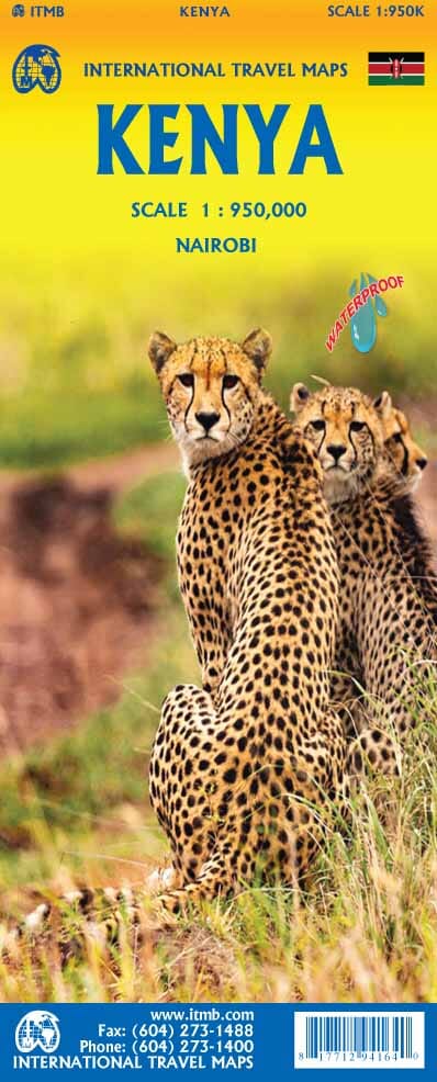 Carte de voyage - Kenya | ITM carte pliée ITM 