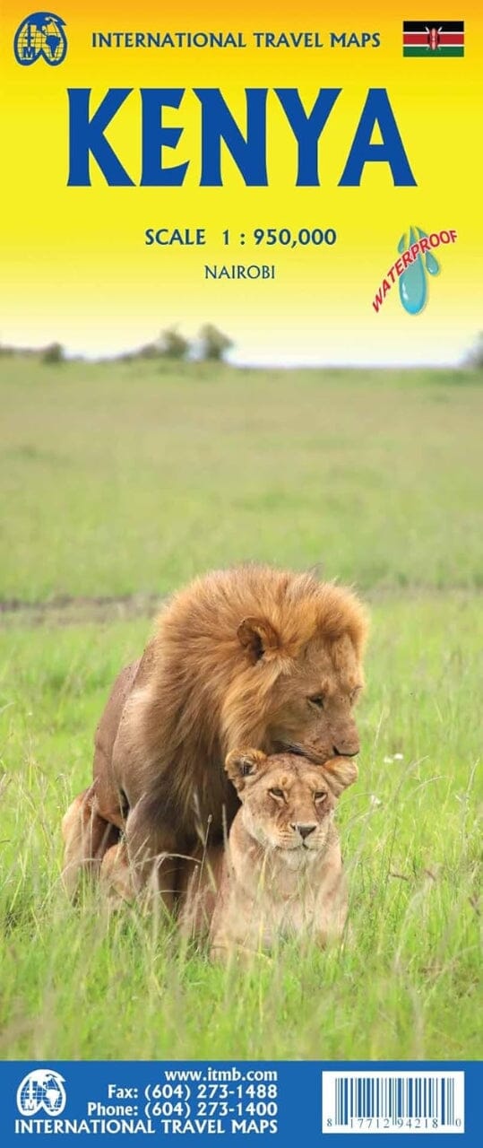 Carte de voyage - Kenya | ITM carte routière ITM 