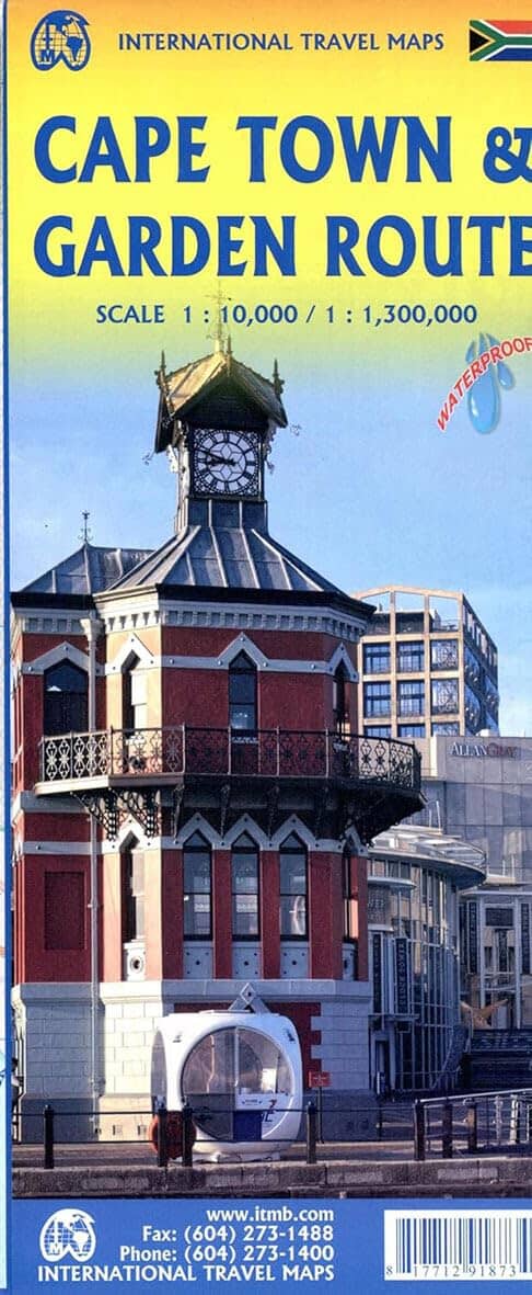 Carte de voyage - Le Cap & Garden Route | ITM carte routière ITM