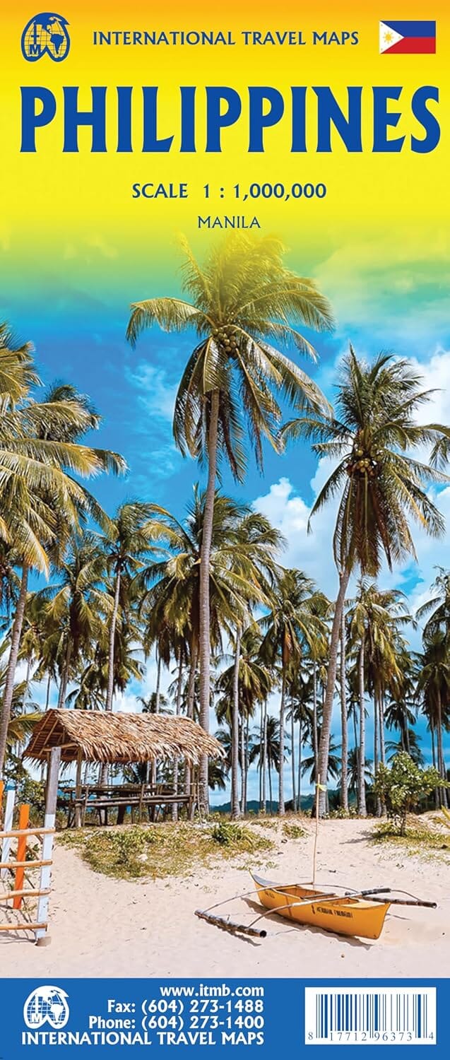 Carte de voyage - Philippines | ITM carte routière ITM 
