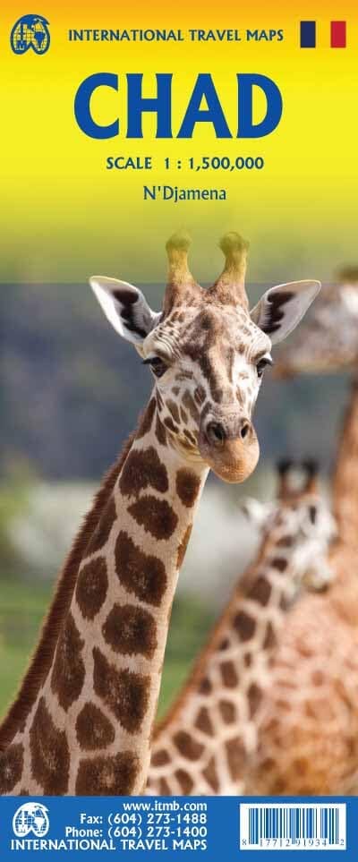 Carte de voyage - Tchad | ITM carte routière ITM