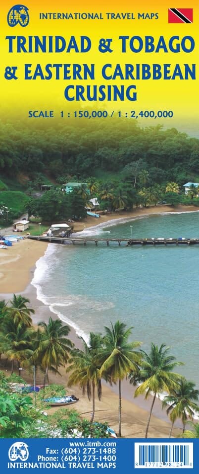 Carte de voyage - Trinidad & Tobago | ITM carte routière ITM 