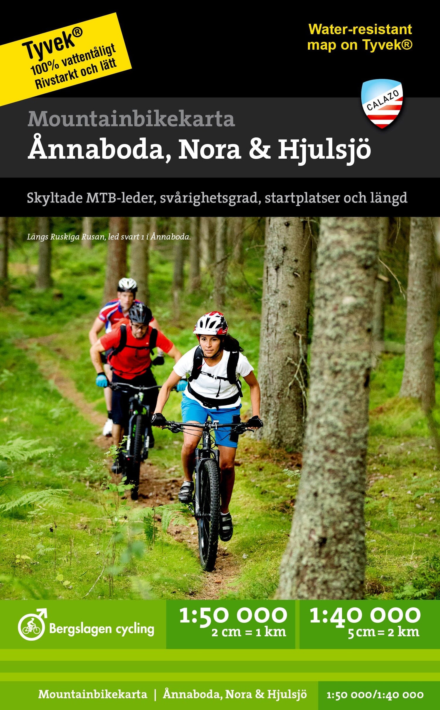 Carte de VTT - Ånnaboda, Nora & Hjulsjö -1/40 (Suède) | Calazo carte de randonnée Calazo Default Title