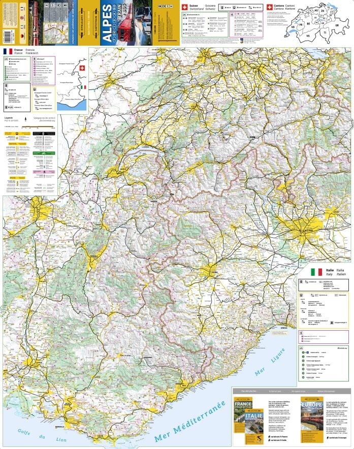 Laminated road map of France | Michelin – Cartovia