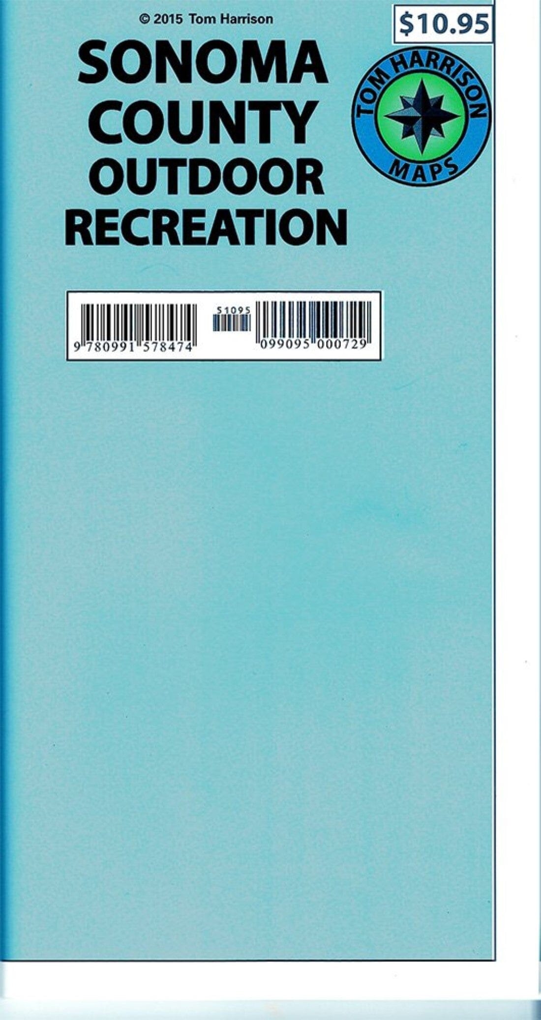 Carte des loisirs de plein air du comté de Sonoma, Californie | Tom Harrison Maps carte de randonnée Tom Harrison Maps Default Title