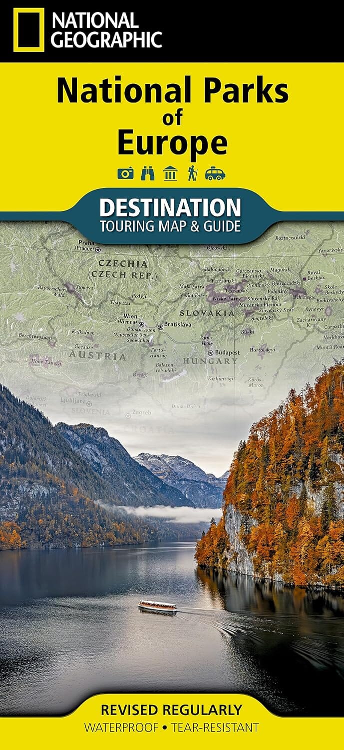 Carte des parcs nationaux d’Europe | National Geographic carte routière National Geographic 