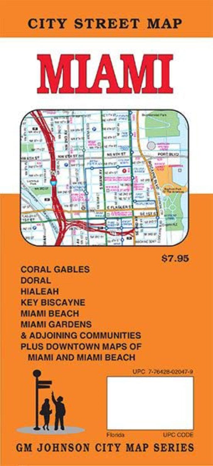 Carte des rues - Miami | GM Johnson plan de ville GM Johnson Default Title