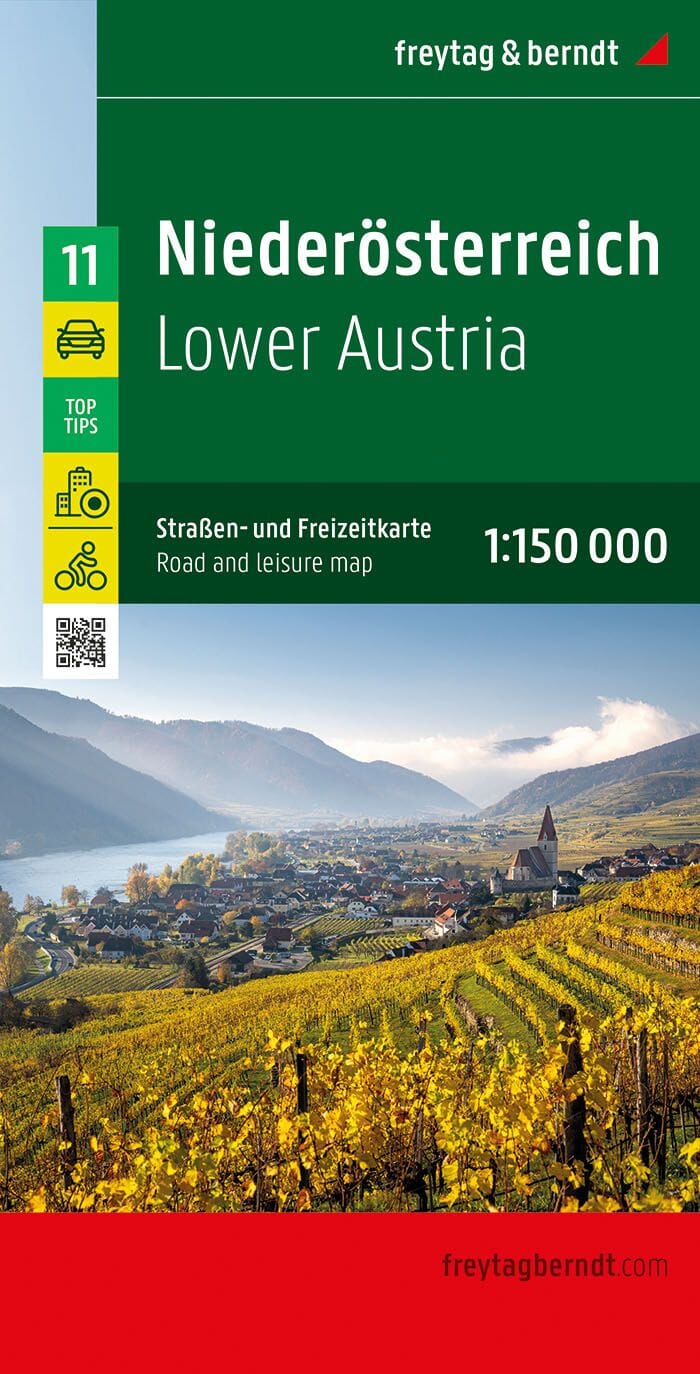 Carte détaillée - Basse-Autriche | Freytag & Berndt carte routière Freytag & Berndt