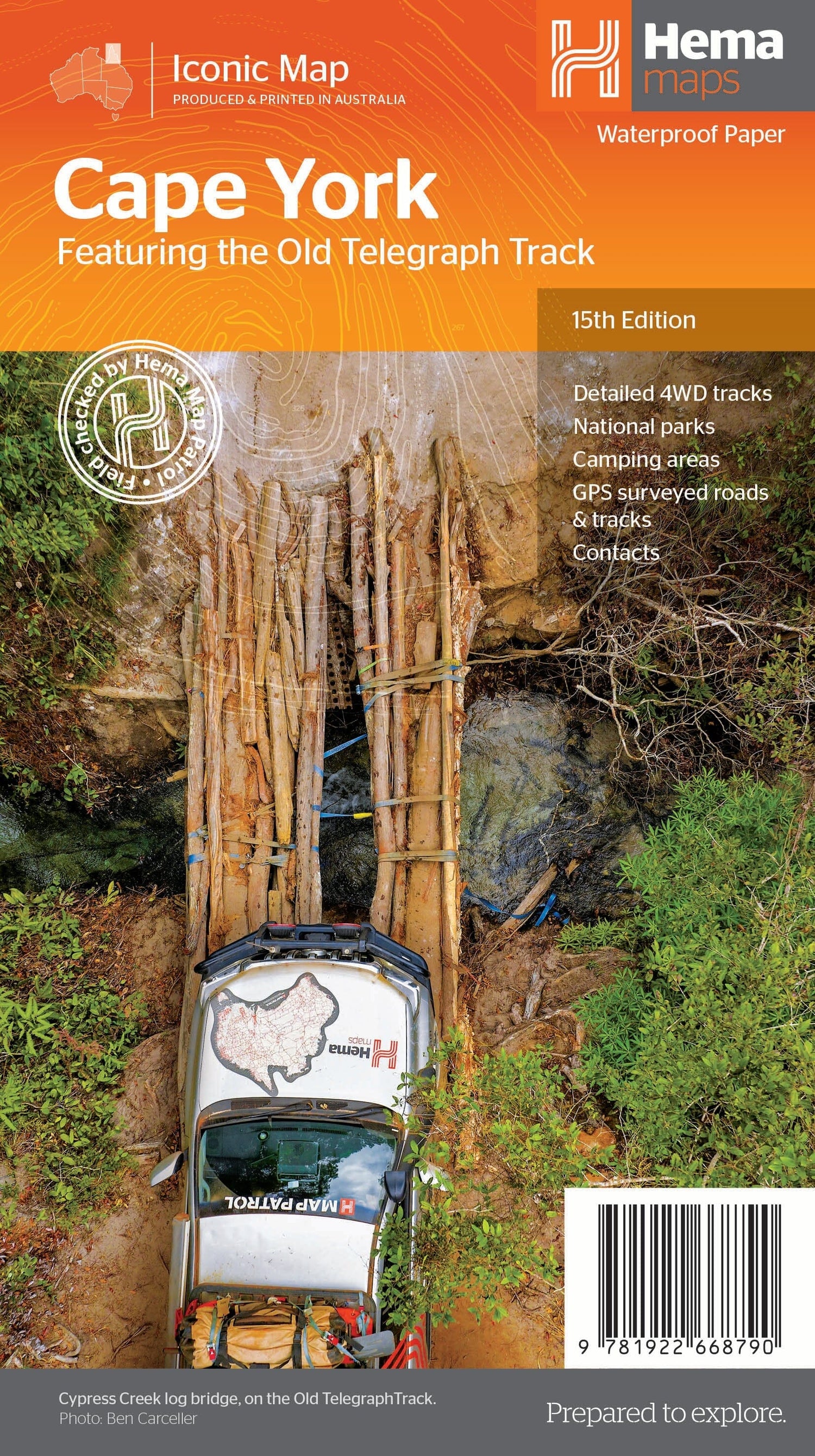 Carte détaillée - Cape York National Park | Hema Maps carte routière Hema Maps