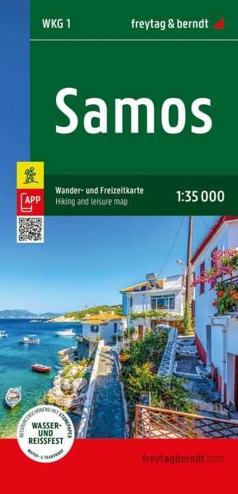 Carte détaillée - Ile de Samos (Grèce) | Freytag & Berndt carte routière Freytag & Berndt