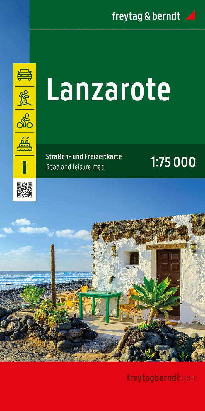 Carte détaillée - Lanzarote (Iles Canaries) | Freytag & Berndt carte routière Freytag & Berndt