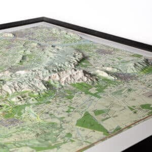 Carte en relief - Alpilles - 70 x 50 cm | Dénivelés Editions carte en relief Dénivelés Editions 