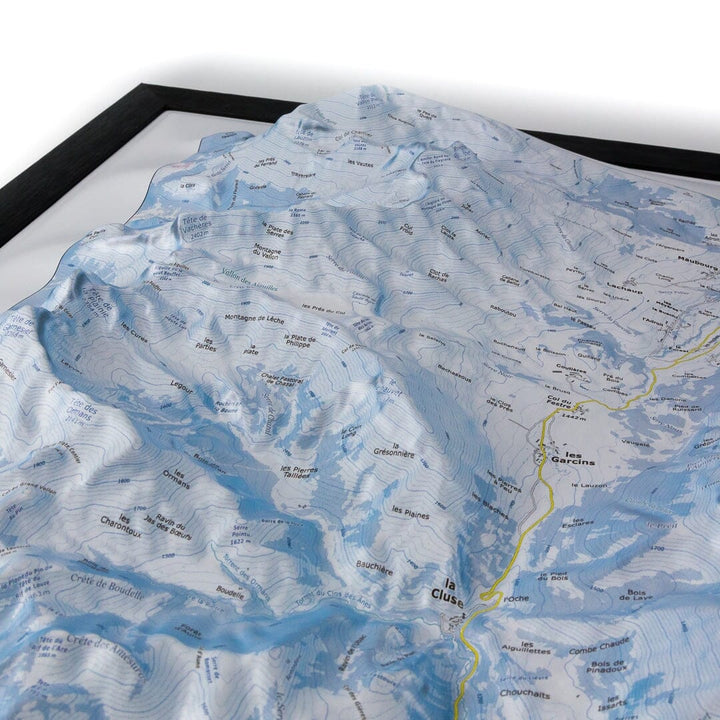 Carte en relief - Domaine du Dévoluy - 70 x 50 x 6 cm | Dénivelés Editions carte en relief Dénivelés Editions 