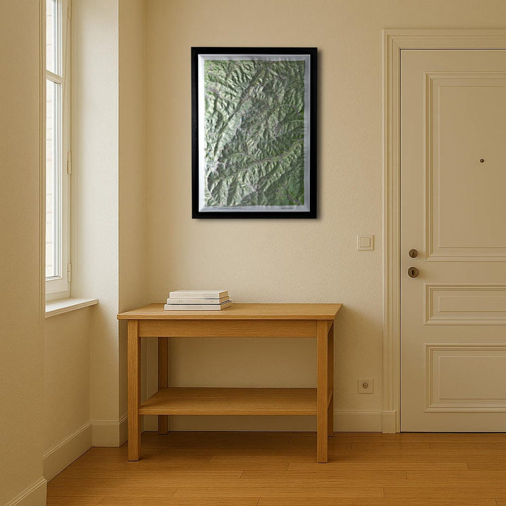 Carte en relief - Hautes Vosges, Munster - 50 x 70 x 33 cm | Dénivelés Editions carte en relief Dénivelés Editions 