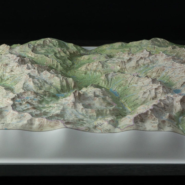 Carte en relief - Pic du Midi d'Ossau - 70 x 50 x 6,5 cm | Dénivelés Editions carte en relief Dénivelés Editions 