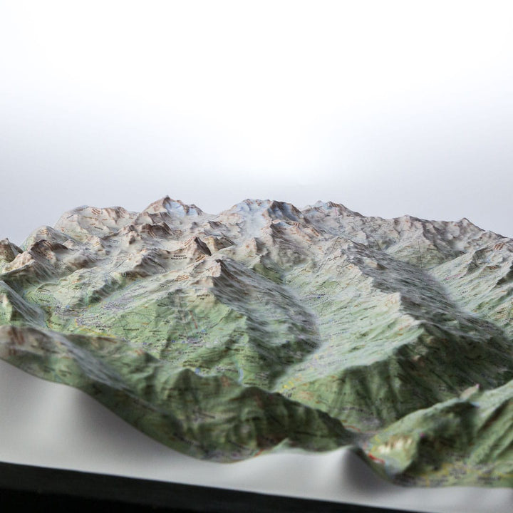 Carte en relief - Vanoise : Les 3 Vallées - 50 x 70 x 7 cm | Dénivelés Editions carte en relief Dénivelés Editions 