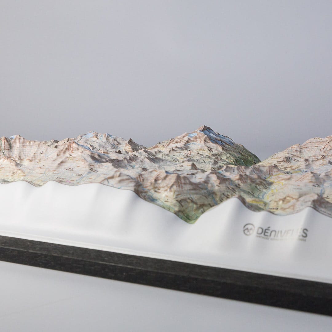 Carte en relief - Vanoise, Tignes, Val d'Isère - 70 x 50 x 7 cm | Dénivelés Editions carte en relief Dénivelés Editions 