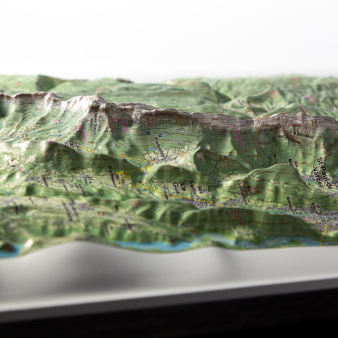 Carte en relief - Vercors Nord - 50 x 70 cm | Dénivelés Editions carte en relief Dénivelés Editions 
