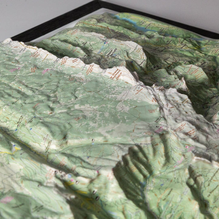 Carte en relief - Vercors Sud - 70 x 50 cm | Dénivelés Editions carte en relief Dénivelés Editions 