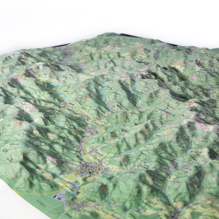 Carte en relief - Vosges - Grand Ballon - Ballon d'Alsace - 70 x 50 x 3,2 cm | Dénivelés Editions carte en relief Dénivelés Editions 
