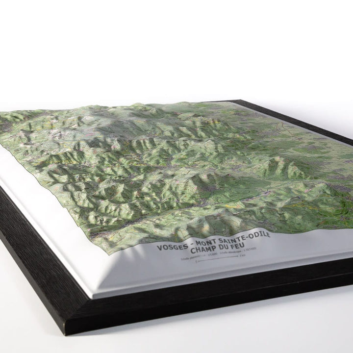 Carte en relief - Vosges : Mont Sainte Odile, Champ du Feu - 50 x 70 cm | Dénivelés Editions carte en relief Dénivelés Editions
