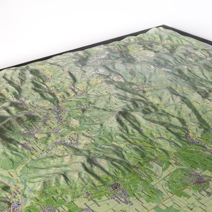 Carte en relief - Vosges : Mont Sainte Odile, Champ du Feu - 50 x 70 cm | Dénivelés Editions carte en relief Dénivelés Editions