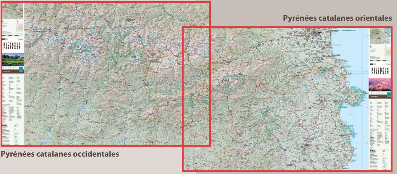 Carte générale - Pyrénées Catalanes | Alpina carte routière Editorial Alpina