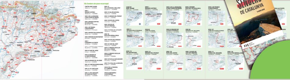 Carte générale - Sentiers de Catalogne | Alpina - 1:400 000 carte routière Editorial Alpina 