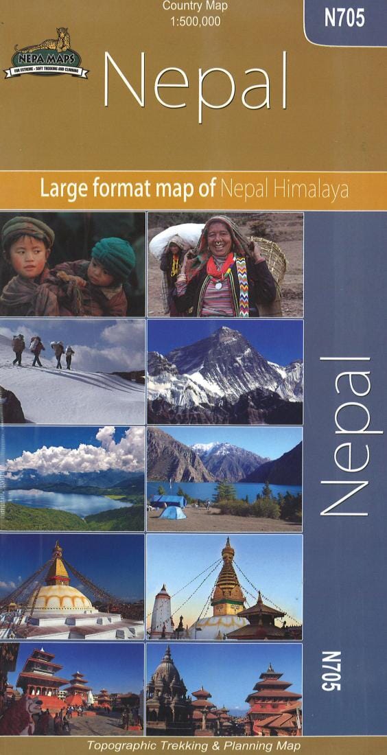 Carte grand format - Népal au 1:500 000 (N705) | Himalayan MapHouse carte routière Himalayan MapHouse Default Title