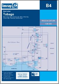 Carte marine B4 - Tobago | Imray - 1:65 000 carte marine Imray