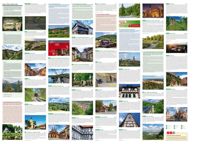 Carte moto - Harz | Freytag & Berndt – 1:150 000 carte routière Freytag & Berndt 