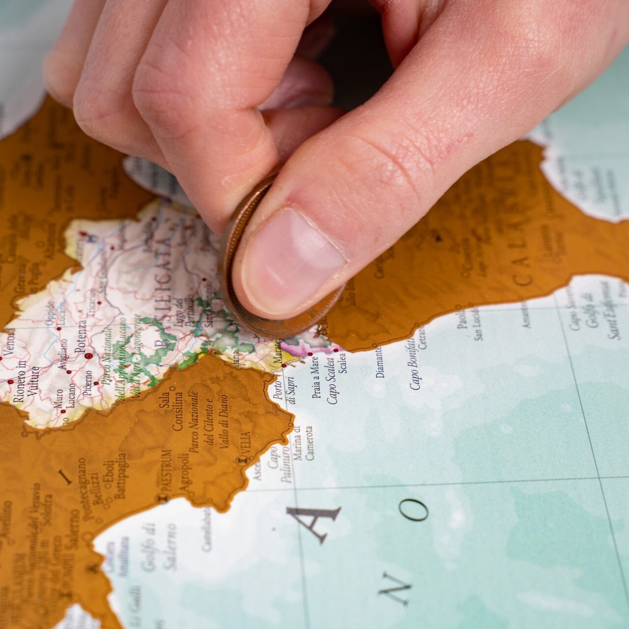 Carte murale à gratter - Espagne, Portugal - 42 x 59 cm | Maps International carte murale roulée (en tube) Maps International 