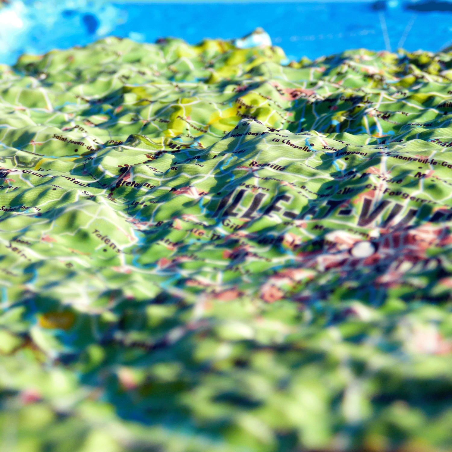 Carte murale en relief - Bretagne - 61 cm x 41 cm | 3D Map carte en relief 3D Map 