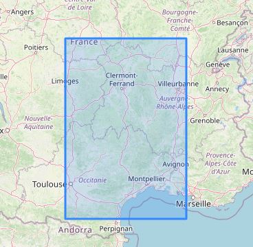 Carte murale en relief - Le Massif Central - 41 cm x 61 cm | 3D Map carte en relief 3D Map