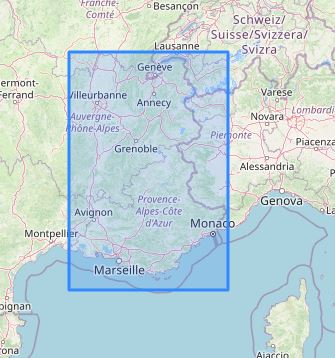 Carte murale en relief - Les Alpes Françaises et ses massifs alpins - 41 cm x 61 cm | 3D Map carte en relief 3D Map
