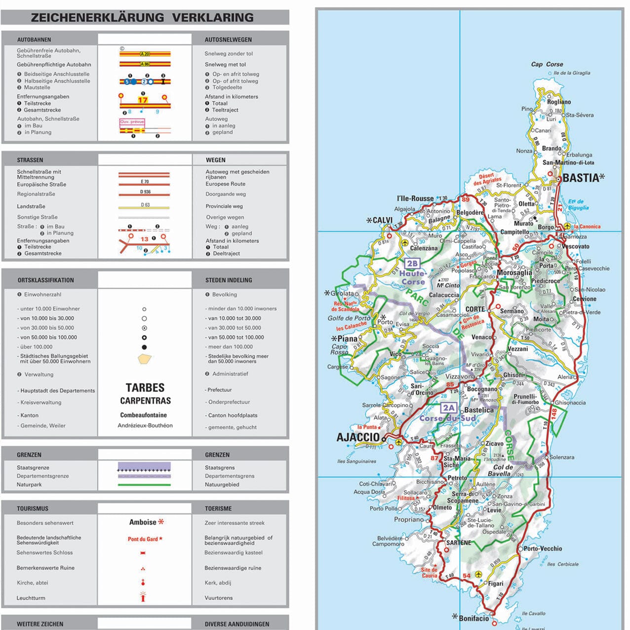Carte murale – France routière (110 x 100 cm) | Blay Foldex carte murale roulée (en tube) Blay Foldex