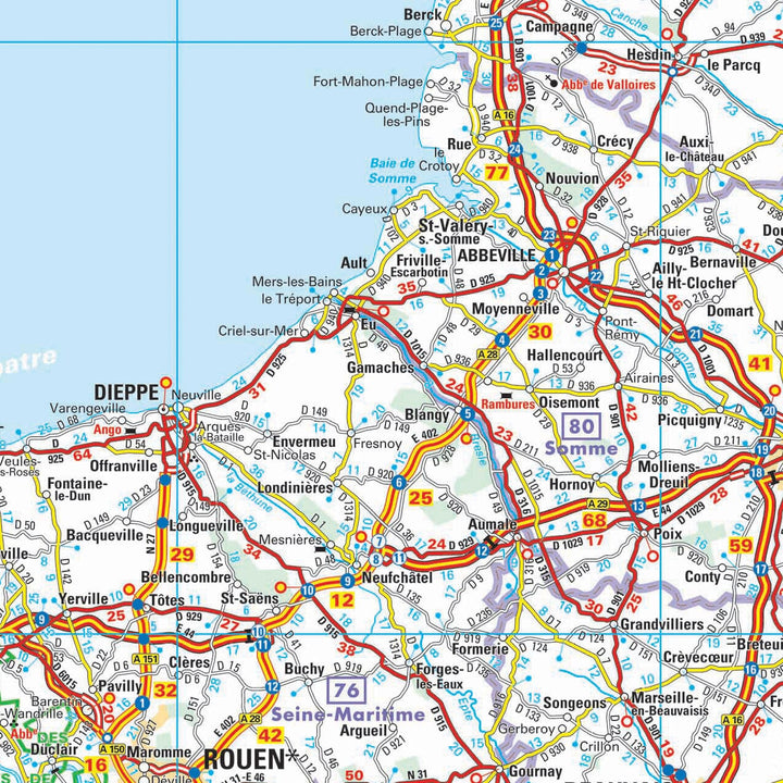 Carte murale – France routière (110 x 100 cm) | Blay Foldex carte murale hors dimensions Blay Foldex 