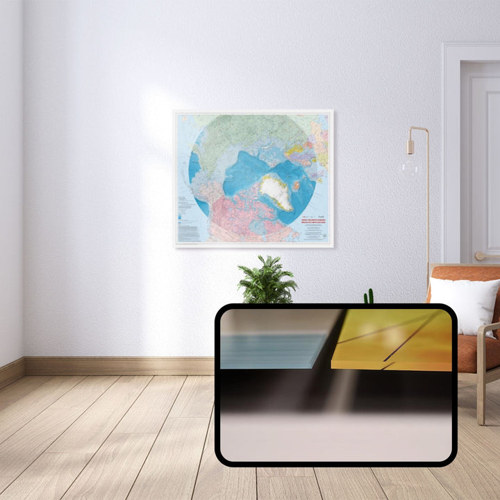 Carte murale - Région circumpolaire nord - 106 x 90 cm - Édition Premium | Ressources naturelles Canada carte murale roulée (en tube) Blay Foldex 106 × 90 cm (42 × 36 po) Plexi (acrylique) 