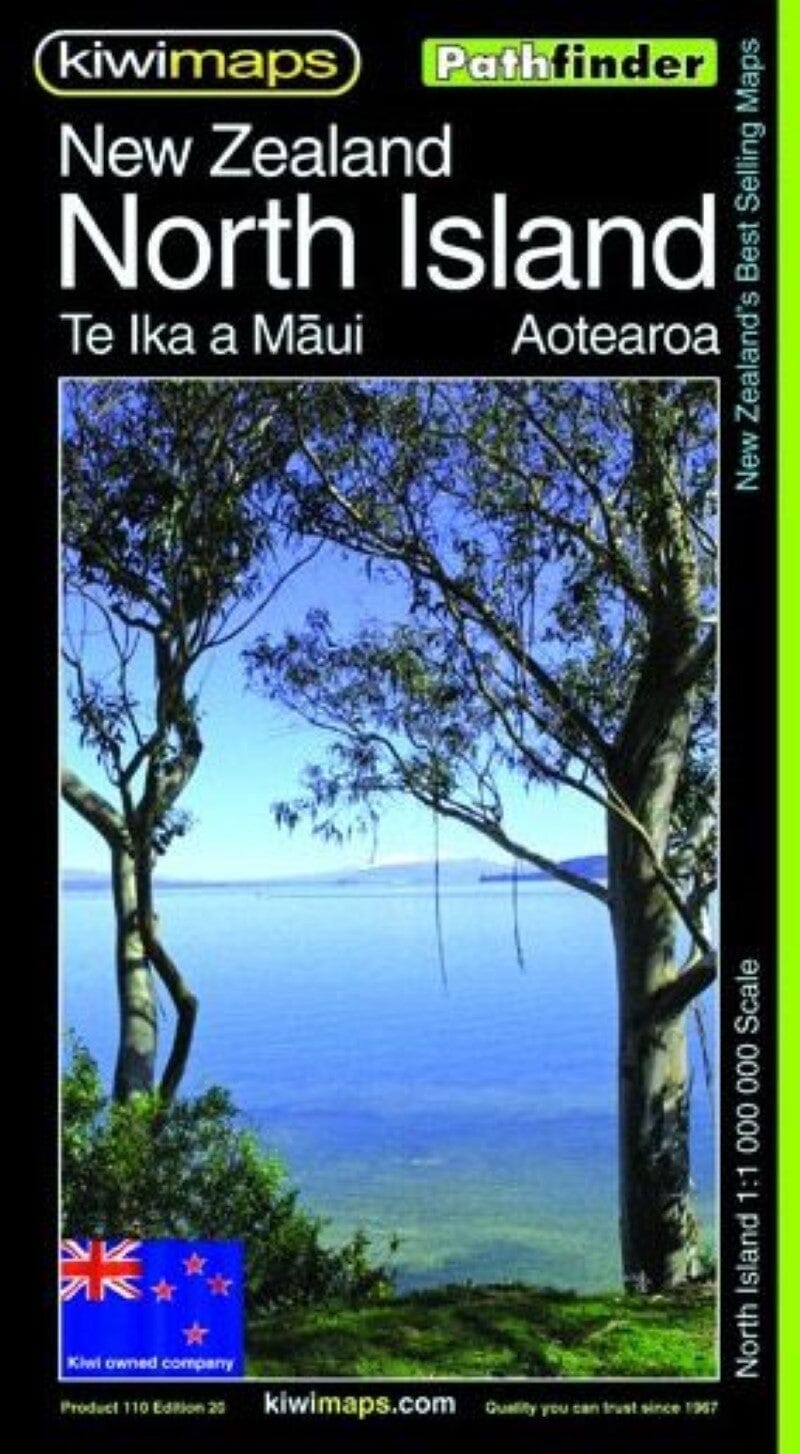 Carte Pathfinder - Île du Nord (Nouvelle-Zélande) | Kiwi Maps carte routière Kiwi Maps Default Title