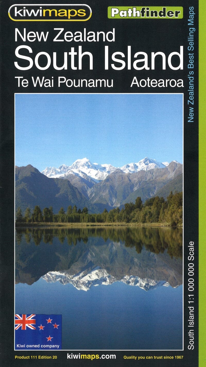 Carte Pathfinder - Île du Sud (Nouvelle-Zélande) | Kiwi Maps carte routière Kiwi Maps Default Title