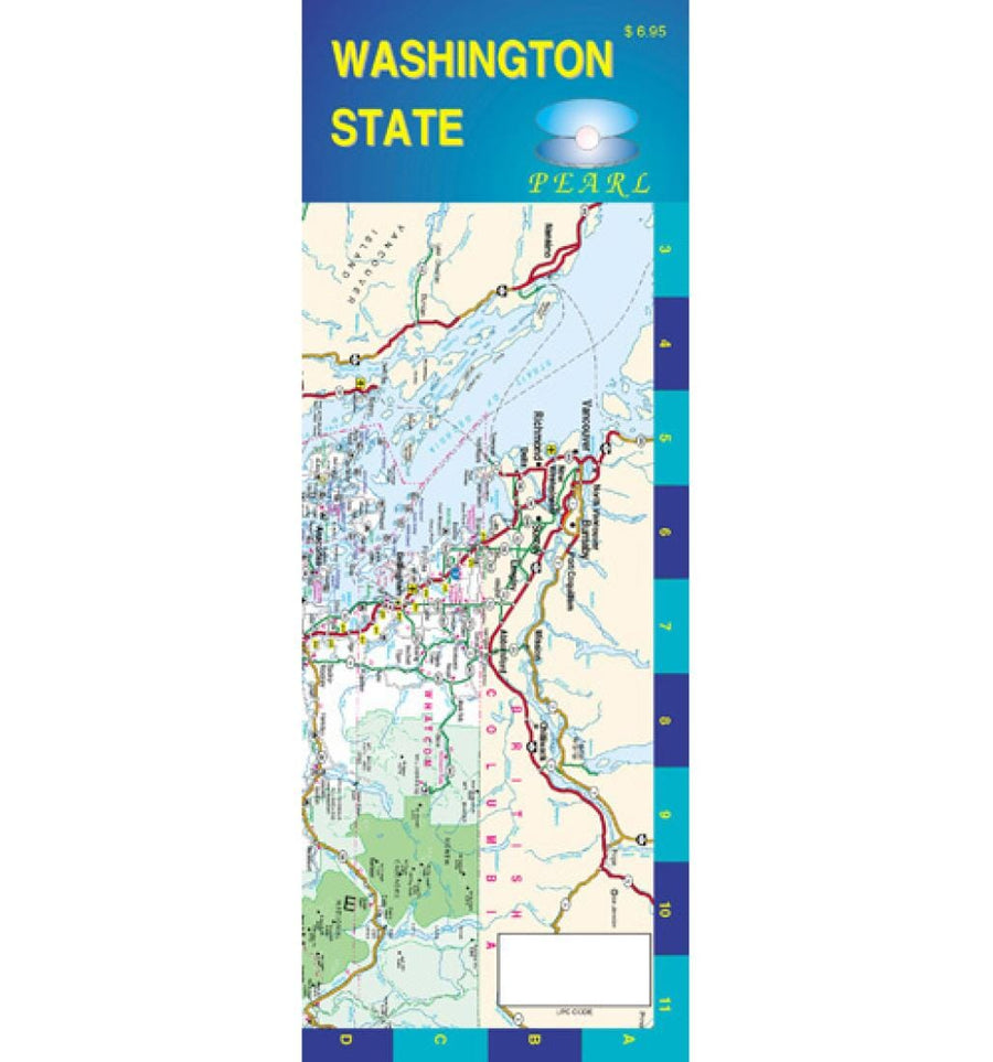 Carte plastifiée - Washington | GM Johnson carte pliée GM Johnson 