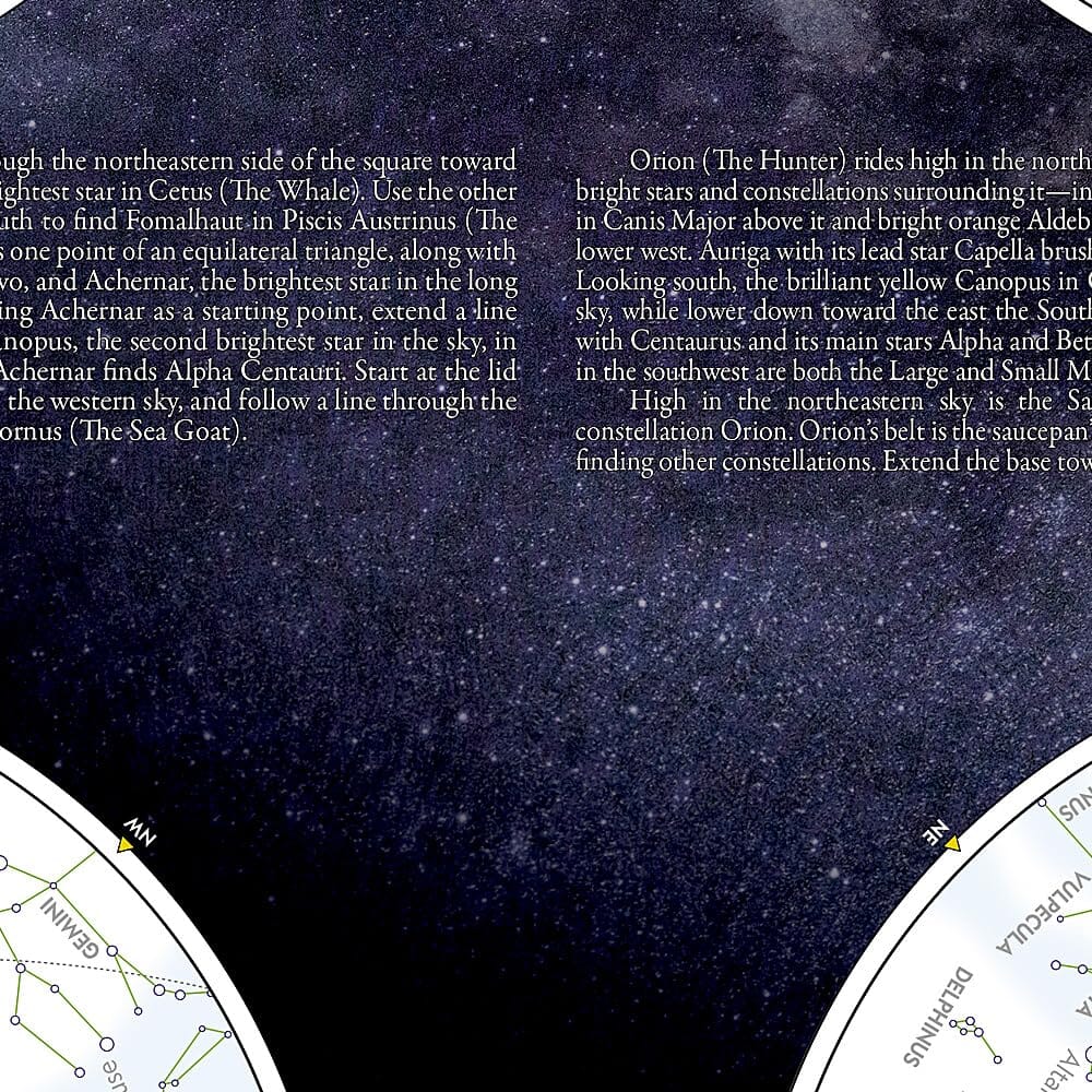 Carte pliée - Ciel nocturne - Hémisphère Sud | National Geographic carte routière National Geographic