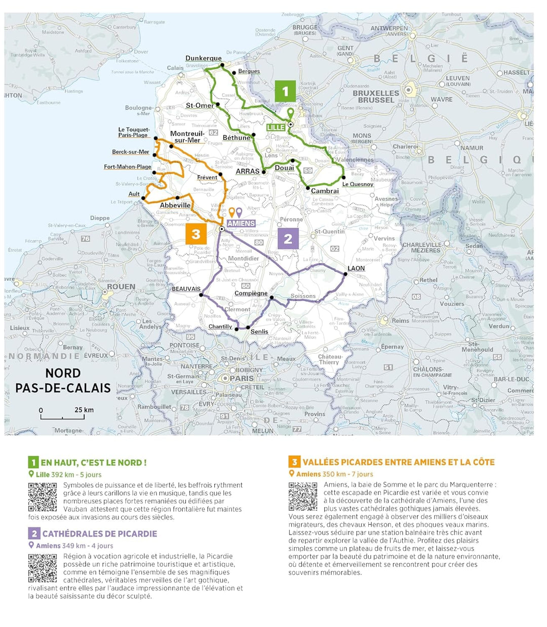 Carte régionale n° 511 - Hauts-de-France 2026 | Michelin carte de voyage Michelin 