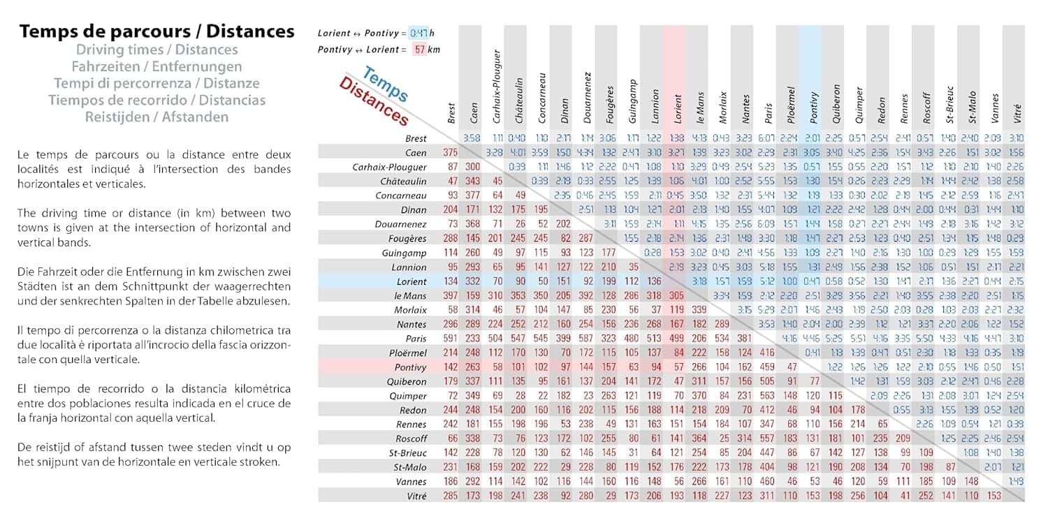 Carte régionale n° 512 - Bretagne 2026 | Michelin carte routière Michelin