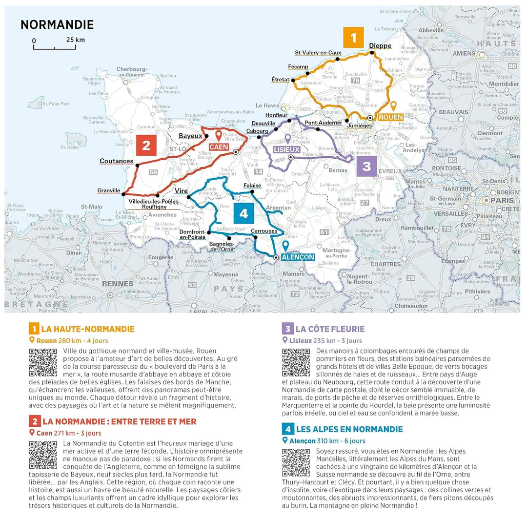 Carte régionale n° 513 - Normandie 2026 | Michelin carte de voyage Michelin 